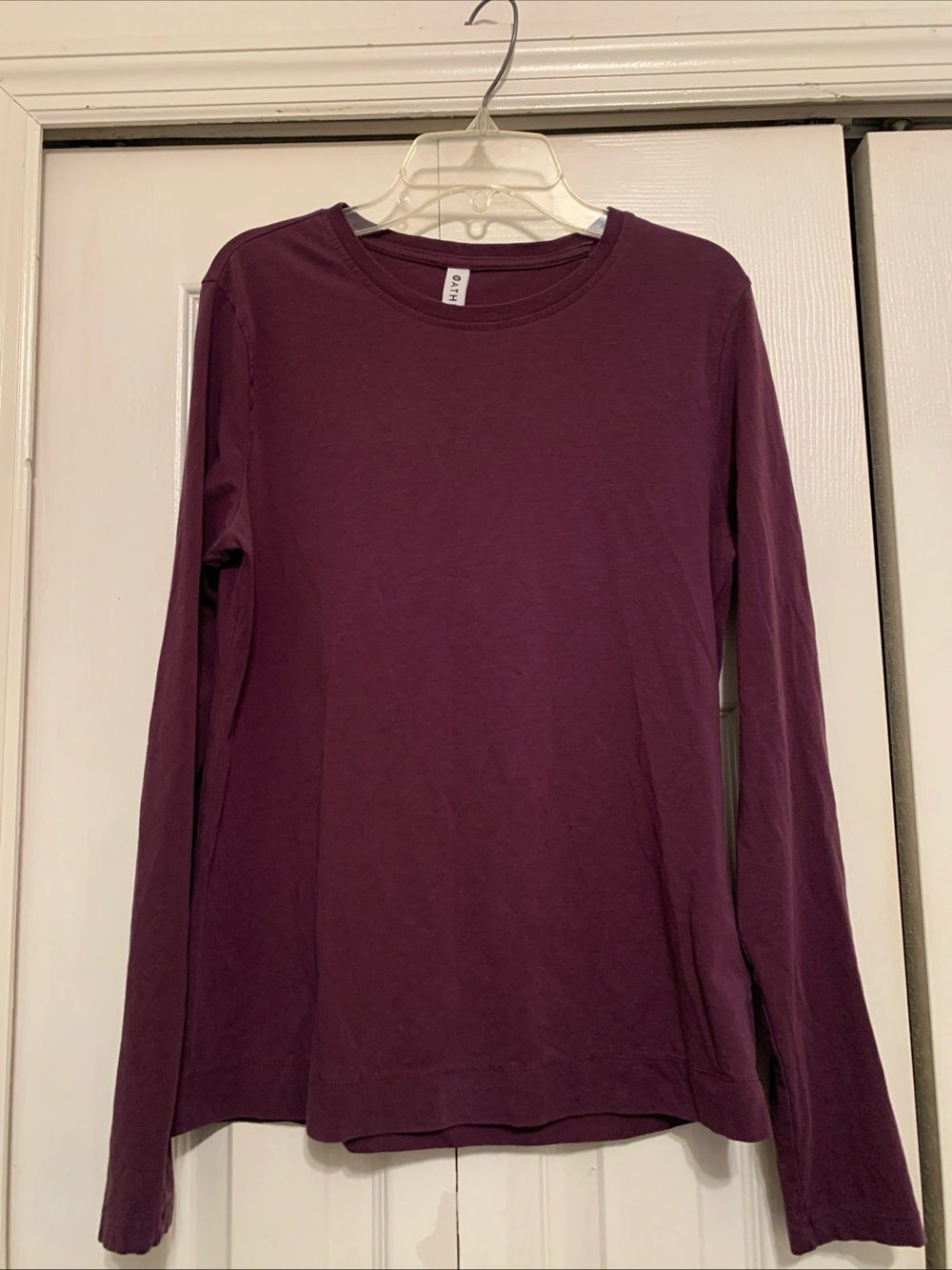 Athleta Women's Purple Shirt Long Sleeve Plum Size Small